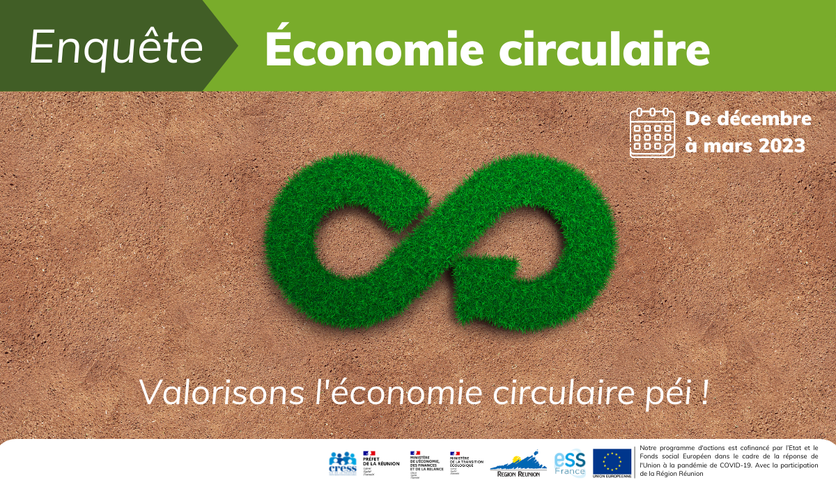 Enquête auprès des structures de l’économie circulaire de l’ESS à La Réunion | Source : CRESS de La Réunion - www.cress-reunion.com