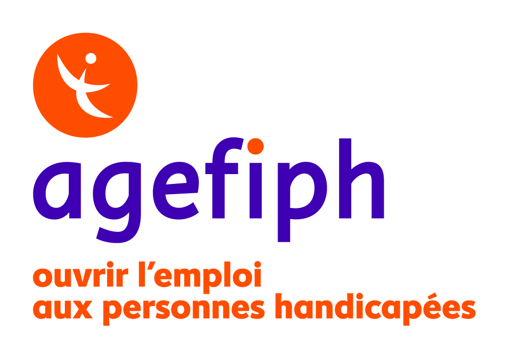 Logo AGEFIPH (Association de gestion du fonds pour l'insertion des personnes handicapées)