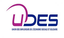 Logo UDES (Union Des Employeurs de l'Economie Sociale et Solidaire
