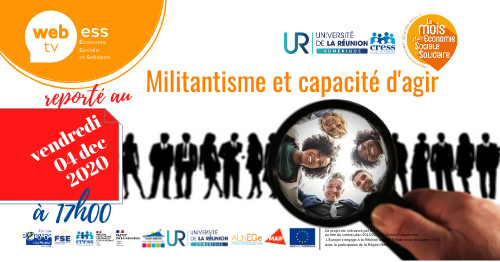 CRESS de La Réunion | WEB TV ESS Militantisme et capacité d'agir