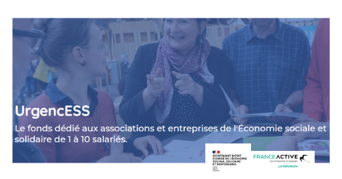 CRESS de La Réunion | UrgencESS, le fonds dédié aux associations et entreprises de l'Economie sociale et solidaire de 1 à 10 salariés