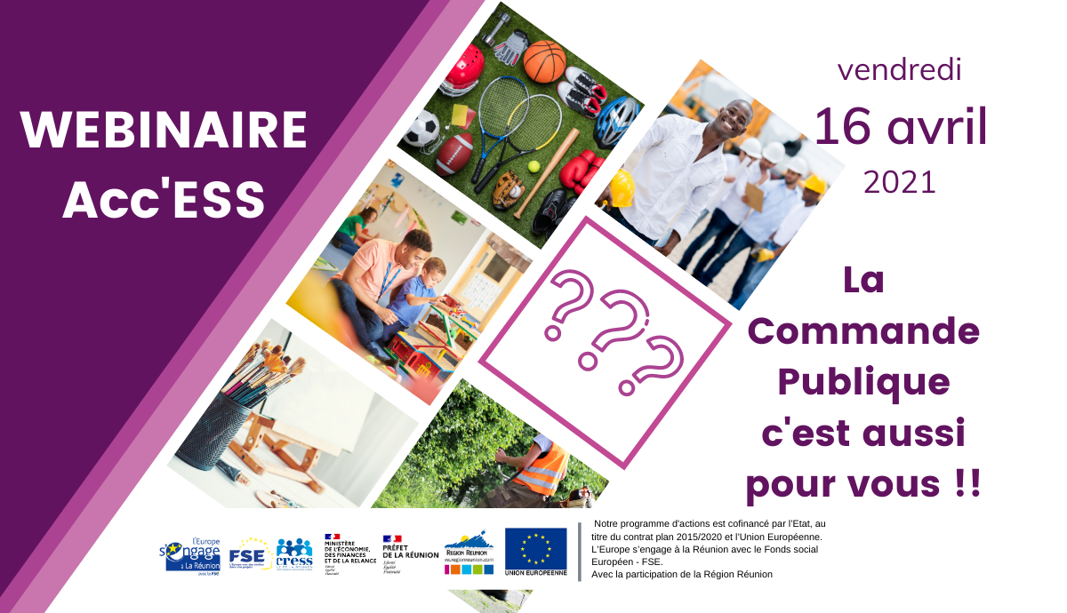 Webinaire Acc’ESS : Accès à la commande publique | Source : CRESS de La Réunion - www.cress-reunion.com