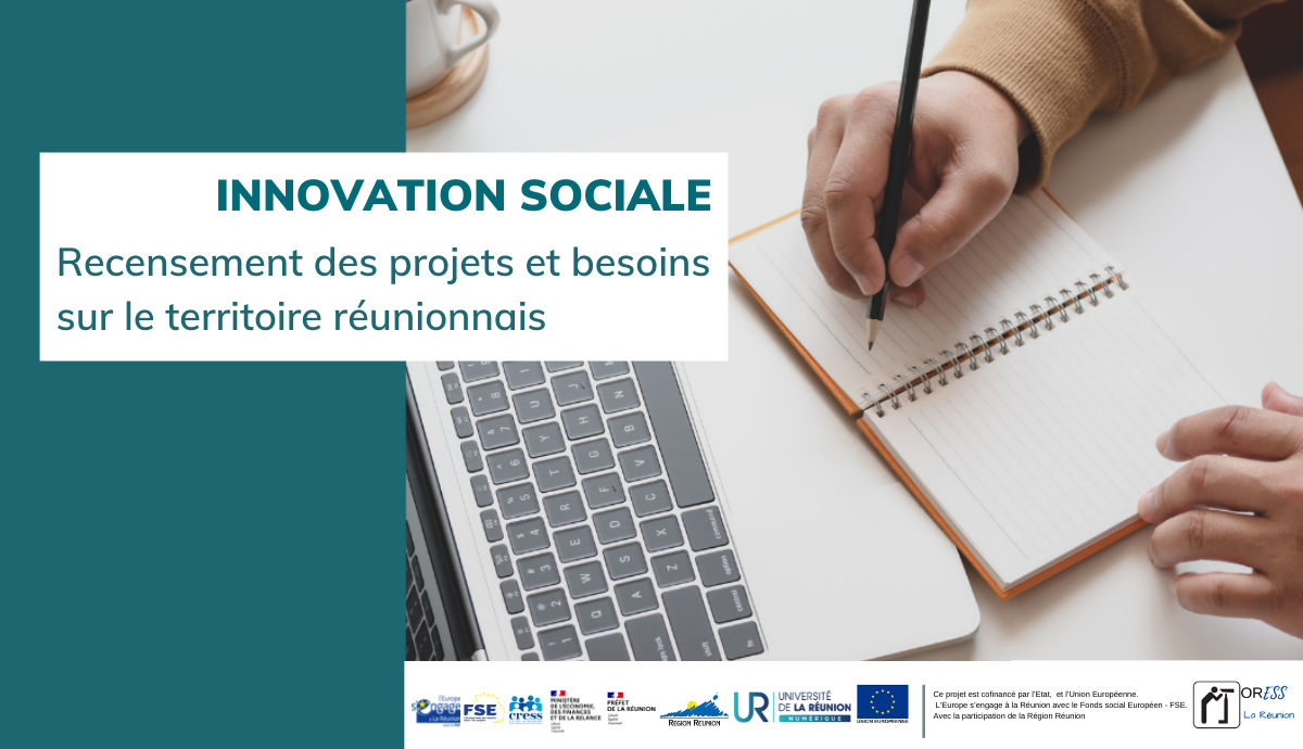 Innovation Sociale : recensement des projets et besoins sur le territoire réunionnais | Source : CRESS de La Réunion - www.cress-reunion.com