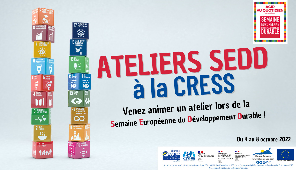 Animez à la CRESS, la Semaine Européenne du Développement Durable | Source : CRESS de La Réunion - www.cress-reunion.com