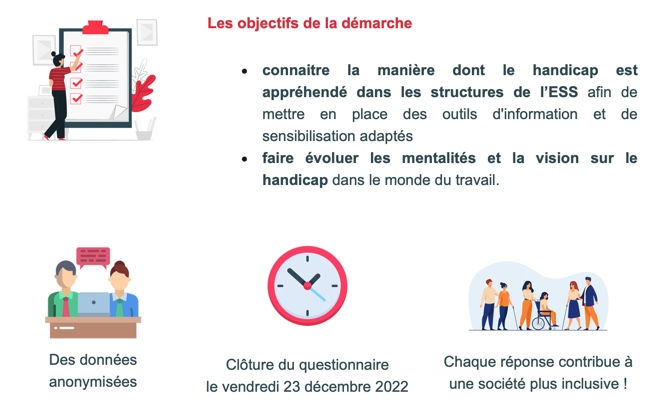 Enquête : "Employeurs de l'ESS : quelles sont vos pratiques en matière de handicap ?" | Source : CRESS de La Réunion - www.cress-reunion.com