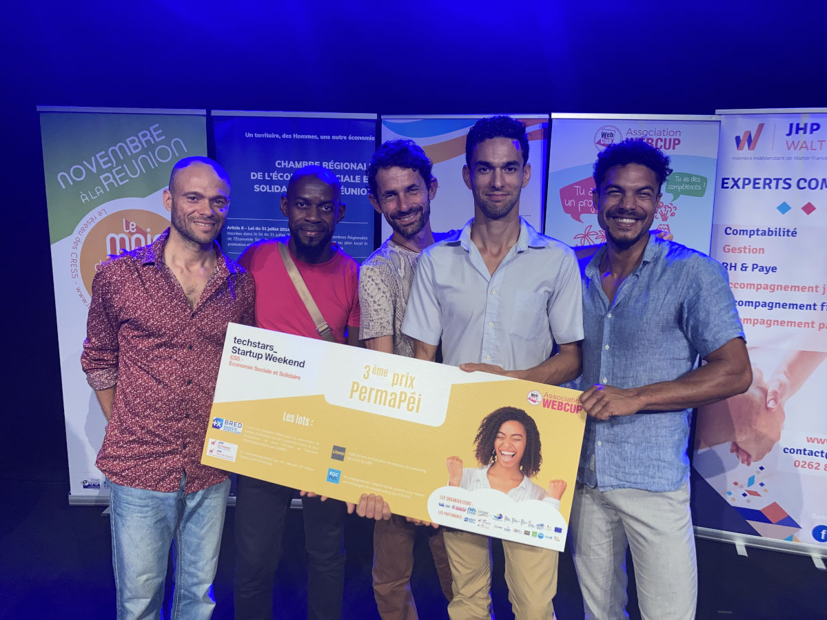 Startupweekend ESS 2022 - Le 3ème prix pour PermaPéi | Source : CRESS de La Réunion - www.cress-reunion.com
