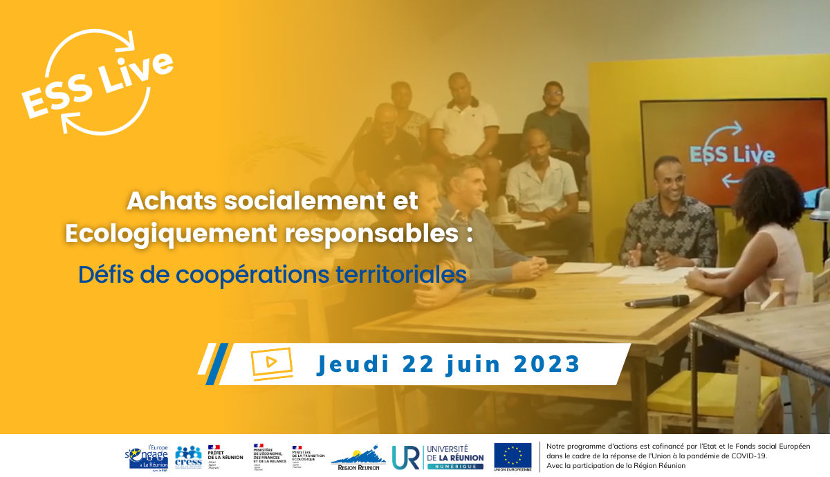 Achats Socialement et Écologiquement Responsables : défis de coopérations territoriales | Source : CRESS de La Réunion - www.cress-reunion.com