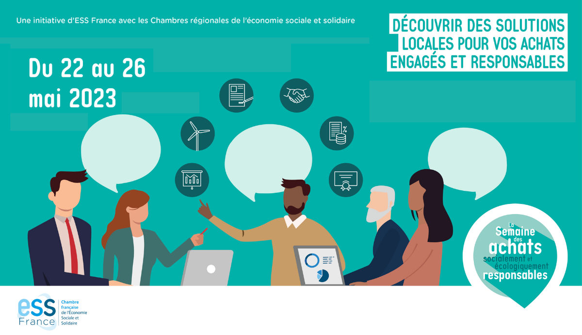 La Semaine des Achats Socialement et Ecologiquement Responsables - Edition 2023 | Source : CRESS de La Réunion - www.cress-reunion.com