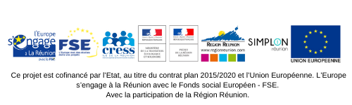 CRESS de la Réunion / Workshop TrESS / Logos des partenaires