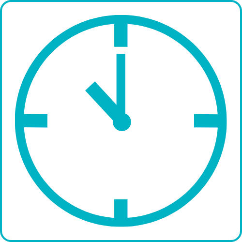 icône représentant une horloge pour représenter les horaires